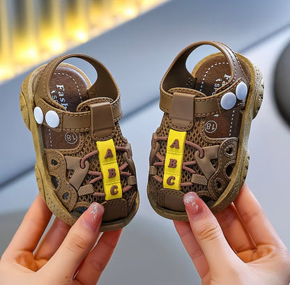 Closed-Toe Soft-Soled Toddler Walking Shoes, Non-Slip
Beach Sports Shoes