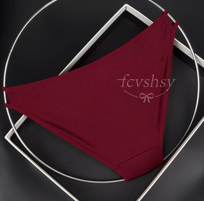 Women's Satin Sexy High-Slit Low-Waist Comfortable panties