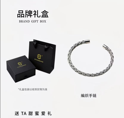 ChaoBang Black Knight Crown Stackable , trendy Adjustable Personalized Bracelet
