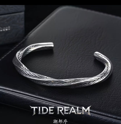 ChaoBang Stainless Steel Retro Möbius Bracelet for Men