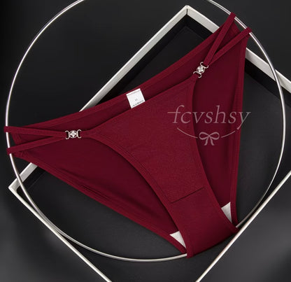 Women's Satin Sexy High-Slit Low-Waist Comfortable panties