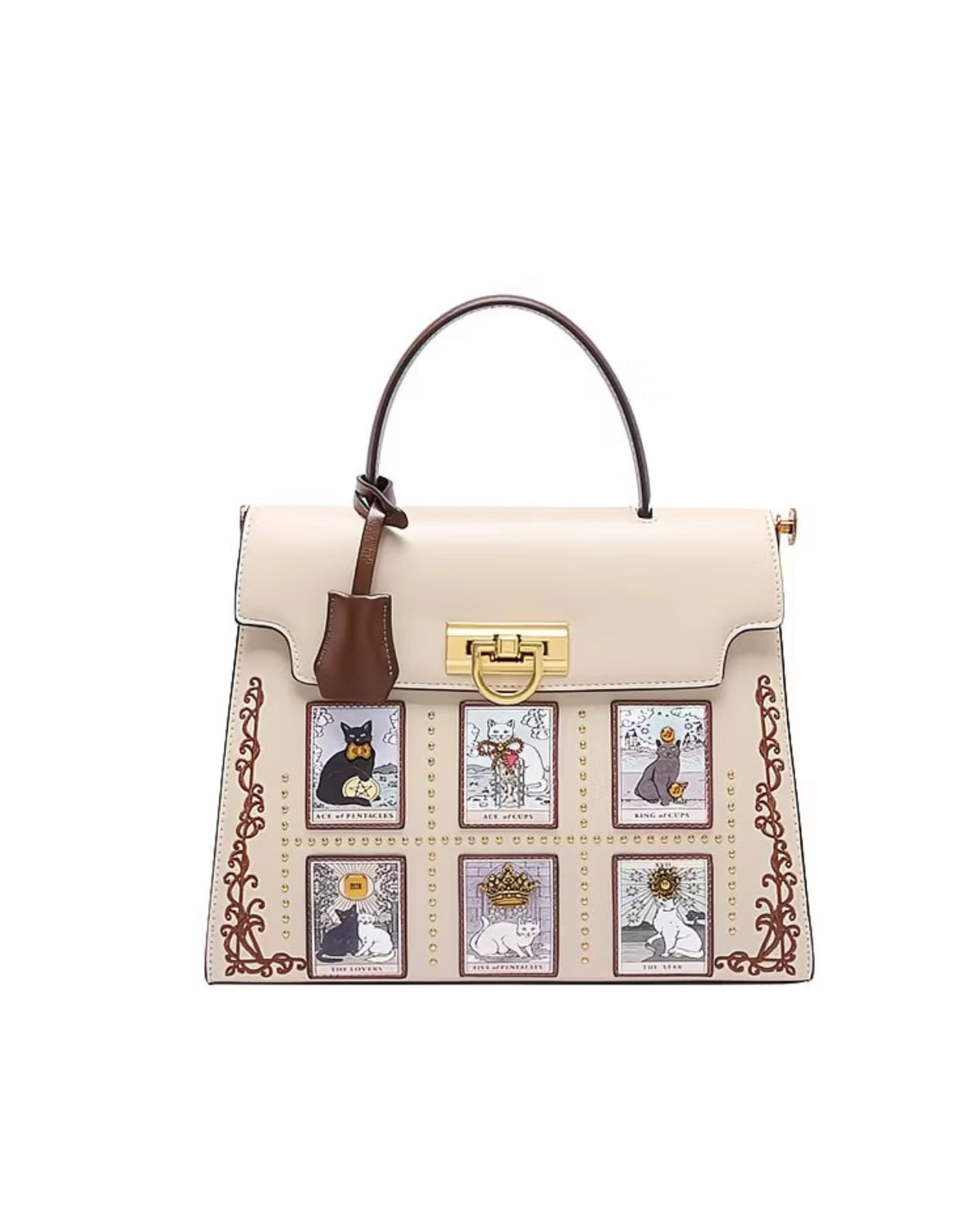 MACK JHARLES Stylish Fashionable Commuter Kelly Bag for Women 2026 New Embroidered Large Capacity
Handbag
