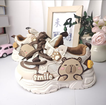 Baby cute sport shoes capybara casual snickers