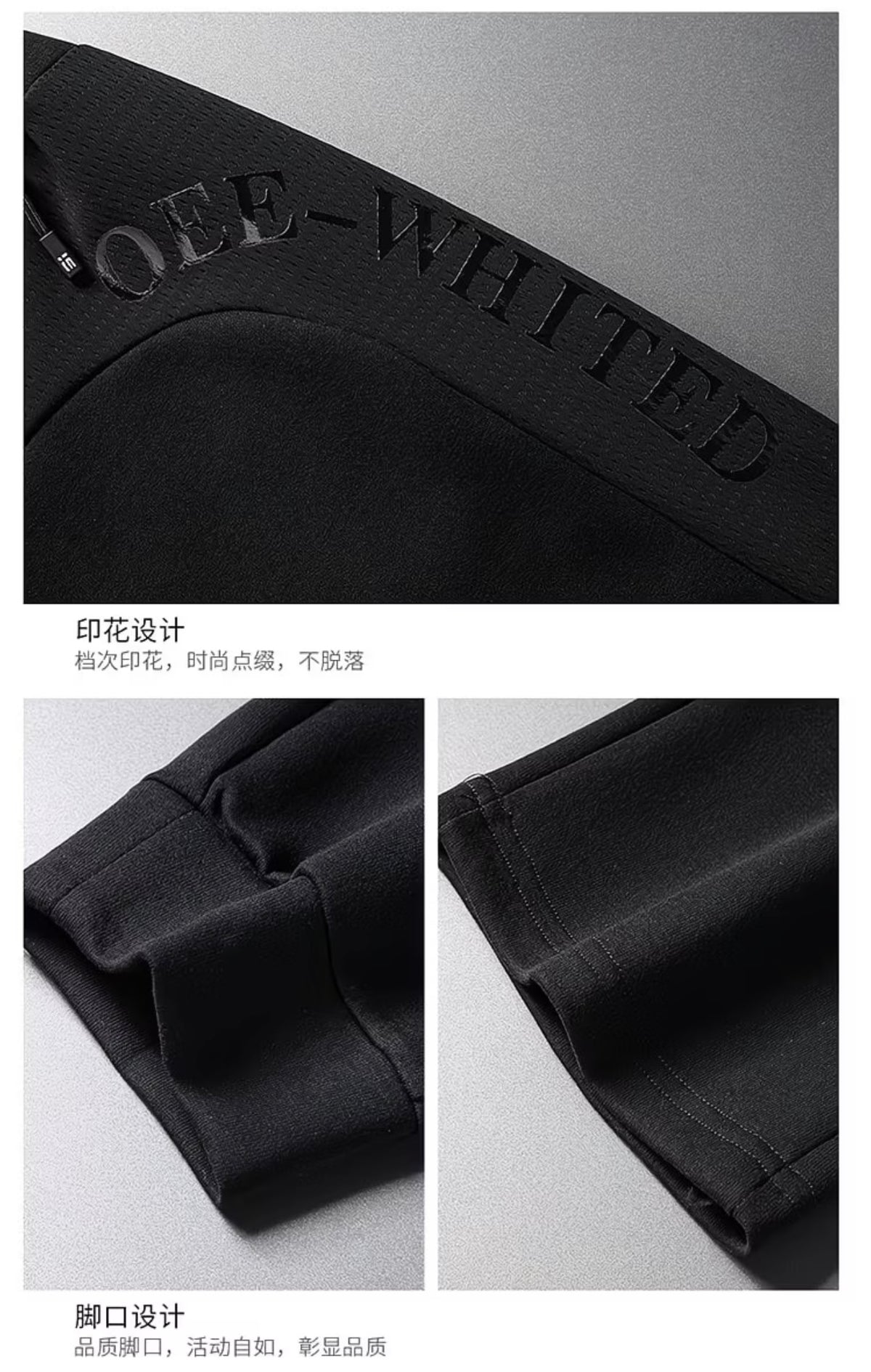 ZLSHIJIA Men's Pure Cotton Sports
Pants, Casual Loose-Fit Versatile Tapered Leg Long Pants