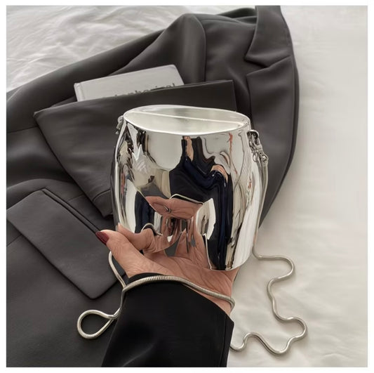Super Popular Quirky Butt-Shaped funny Metal Bag for Women