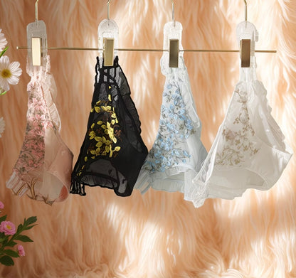 Japanese-style Embroidered Sweet Underwear for Women