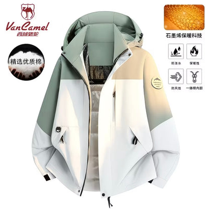 Xiyu Camel New Style winter friendly Windproof Waterproof Thick Cotton Jacket for Men and Women