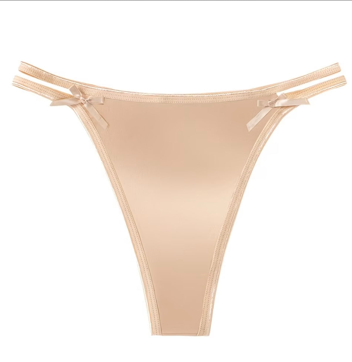 Silky-smooth, comfortable to wear ~ Satin lace sexy low-waist panties for women summer girls' silk-crotch briefs
