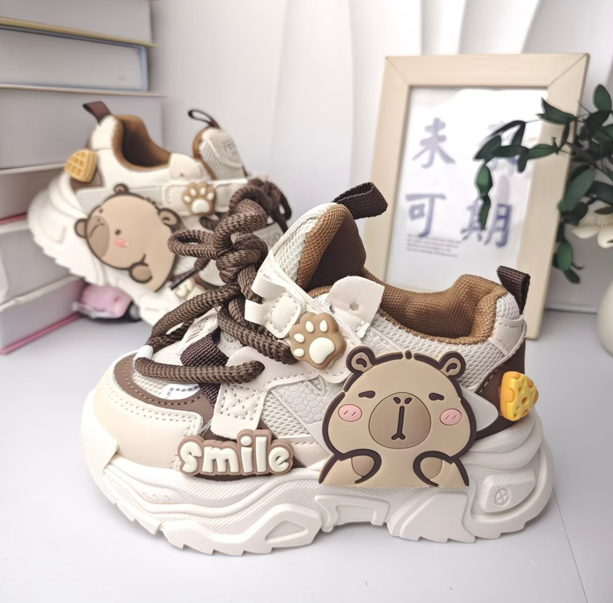 Baby cute sport shoes capybara casual snickers