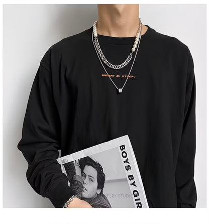 Stainless Steel Hip-Hop Style Men's Necklace