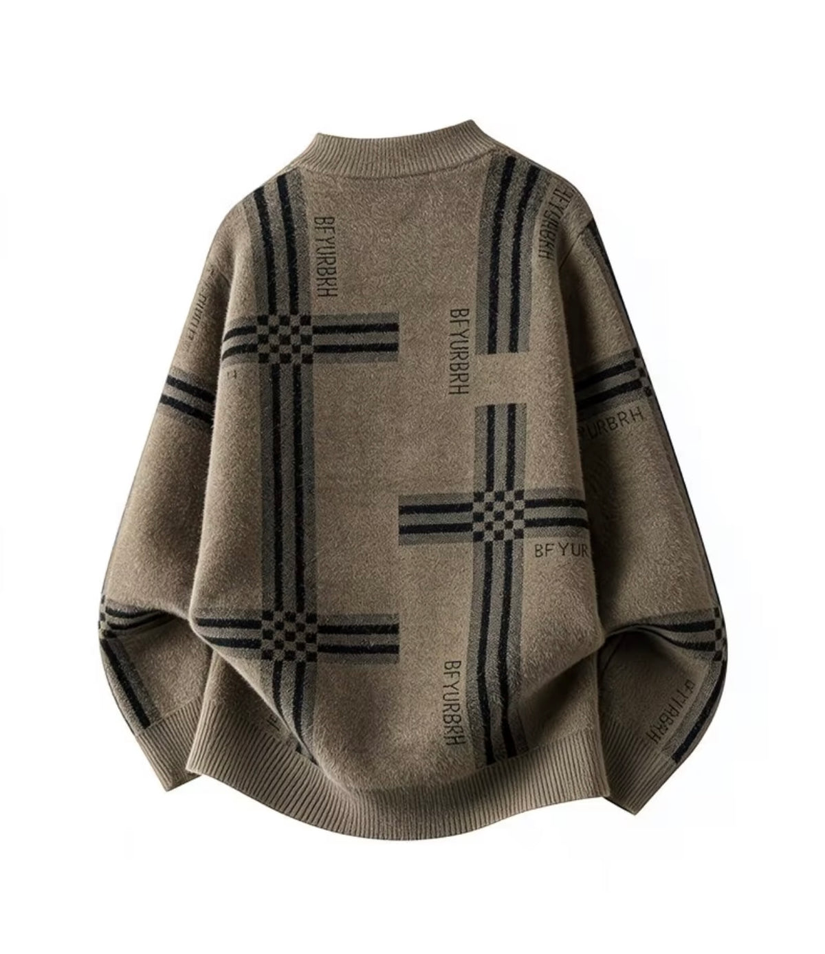 Men's Korean-style Zip-up Knit Cardigan, Stand Collar Solid Color Lightweight Sweater for Young Men