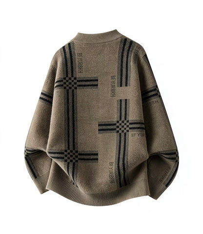 Men's Korean-style Zip-up Knit Cardigan, Stand Collar Solid Color Lightweight Sweater for Young Men