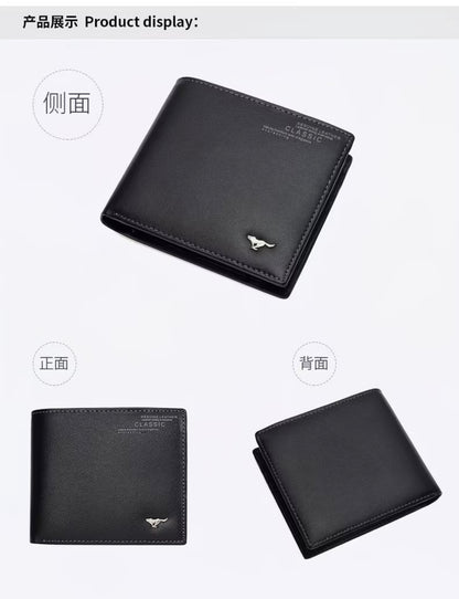 Septwolves Men's Genuine Leather
Wallet - Stylish, Versatile Purse for Students, Young / Adults