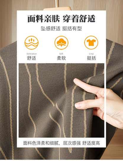 Autumn Winter Plus Size Men's Long Sleeve Knitted Sweater, Loose Fit Casual Round Neck Pullover warmer