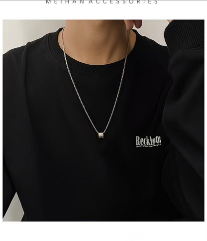 Stainless Steel Hip-Hop Style Men's Necklace